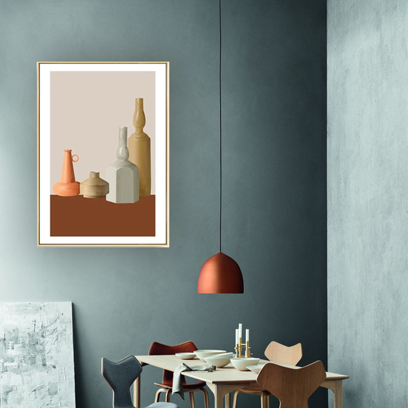 Vivolux | Nordic Still Life Geometrischer Kunstdruck Pastellfarbe Texturiert Wanddekoration für das Wohnzimmer