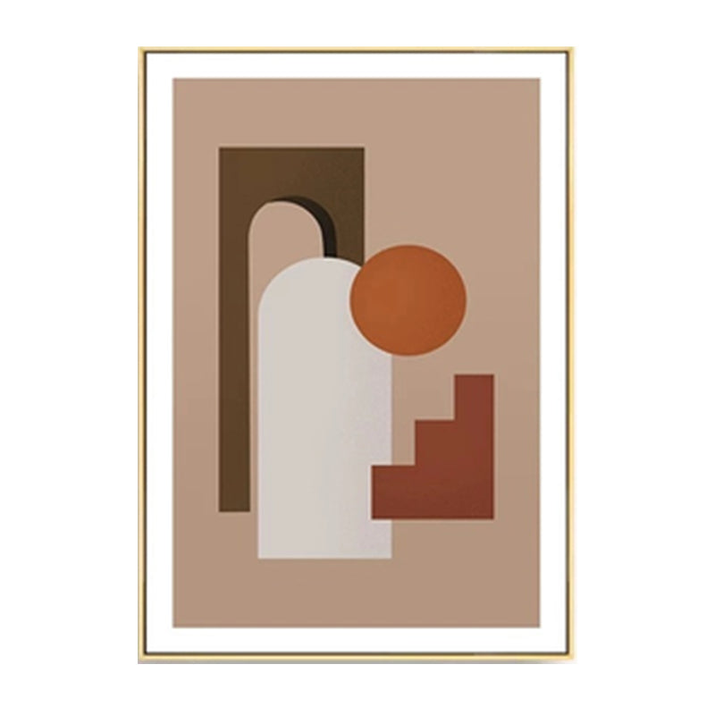 Vivolux | Nordic Still Life Geometrischer Kunstdruck Pastellfarbe Texturiert Wanddekoration für das Wohnzimmer