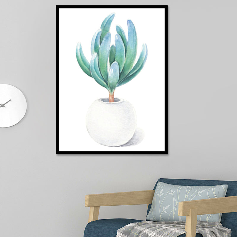 Vivolux | Nordic Bonsai Kunstdruck Leinwand Texturiert Pastellfarbe Wanddekoration für Wohnzimmer