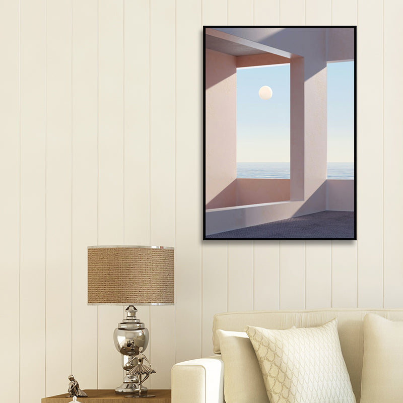 Vivolux | Nordische Landschaft-leinwanddruck Pastellfarbe Esszimmer Wandkunst Dekor, verschiedene Größen