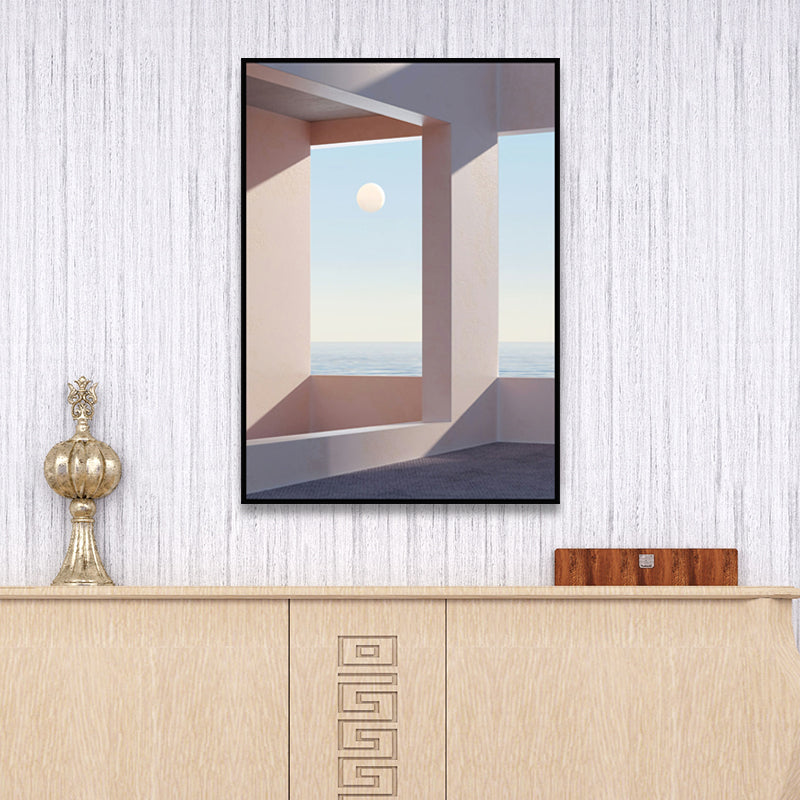 Vivolux | Nordische Landschaft-leinwanddruck Pastellfarbe Esszimmer Wandkunst Dekor, verschiedene Größen