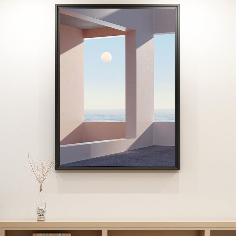 Vivolux | Nordische Landschaft-leinwanddruck Pastellfarbe Esszimmer Wandkunst Dekor, verschiedene Größen