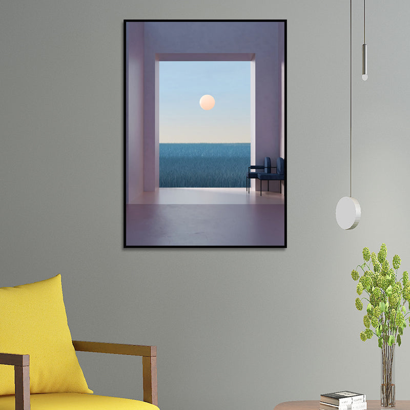Vivolux | Nordische Landschaft-leinwanddruck Pastellfarbe Esszimmer Wandkunst Dekor, verschiedene Größen