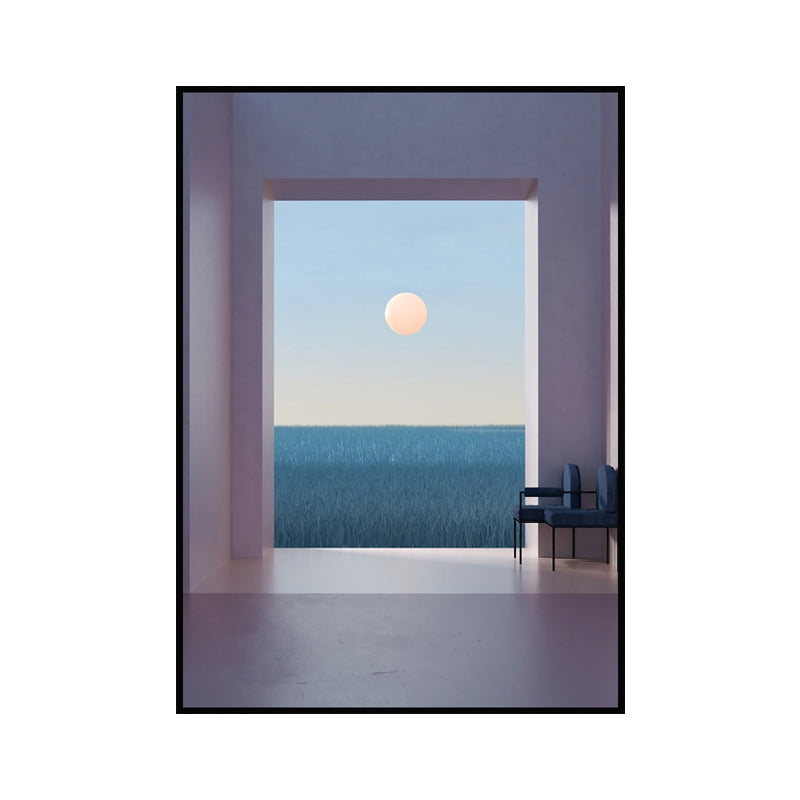 Vivolux | Nordische Landschaft-leinwanddruck Pastellfarbe Esszimmer Wandkunst Dekor, verschiedene Größen