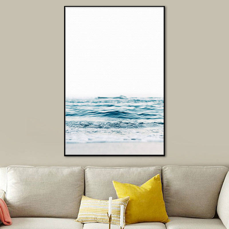 Vivolux | Oceaan Golven Print Wandkunst Moderne Betoverende Zeegezichten Canvas in Lichte Kleur voor Kamer
