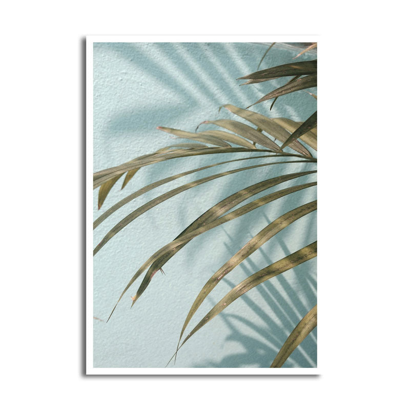 Vivolux | Nordic Plant Wall Decor Leinwand Texturiert Weiche Farbe Wandkunst Druck für das Mädchenzimmer