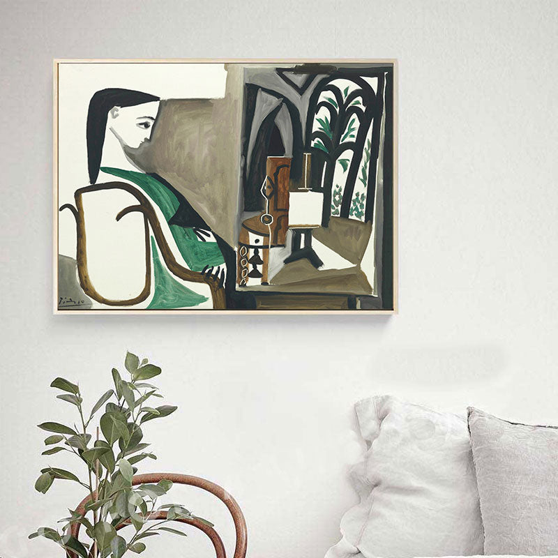Vivolux | Nordic Style Charakter Malerei Küche Rückenfliese Wandkunst Druck in Hellfarbe