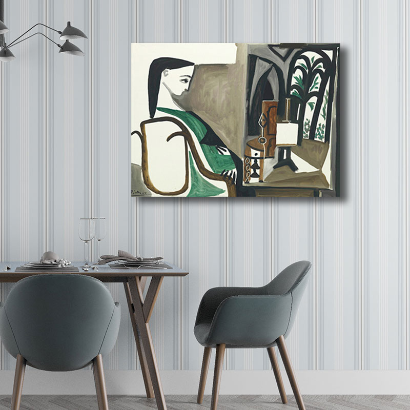 Vivolux | Nordic Style Charakter Malerei Küche Rückenfliese Wandkunst Druck in Hellfarbe