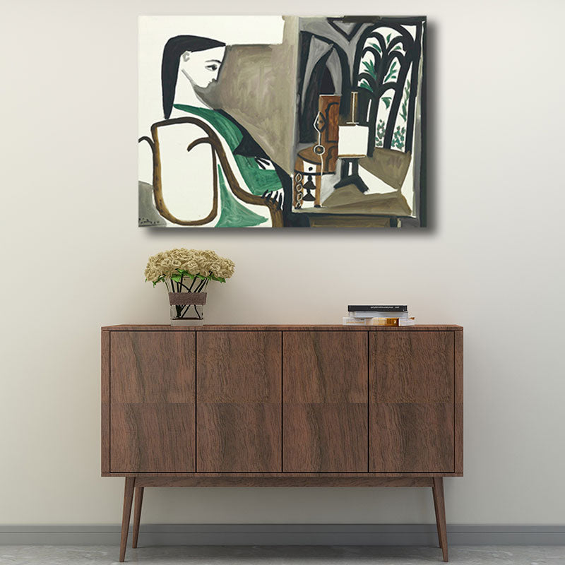 Vivolux | Nordic Style Charakter Malerei Küche Rückenfliese Wandkunst Druck in Hellfarbe