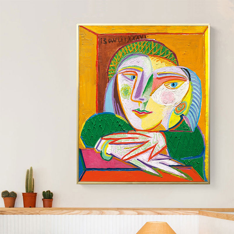 Vivolux | Pastellfarbene nordische Malerei Neuheitsfigur Wandkunst für die Küche, mehrere Größen