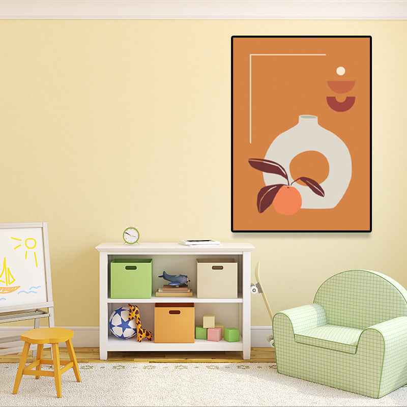 Vivolux | Pastellfarbiger Topf Eingewickelte Leinwand Texturiert Nordische Wohnzimmer Wandkunst Deco, Mehrere Größenoptionen