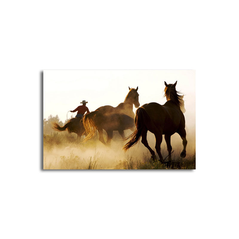 Vivolux | Prachtige Steeds Canvas Kunst voor Woonkamer Wilde Dieren Muurdecoratie in Pastel Kleur