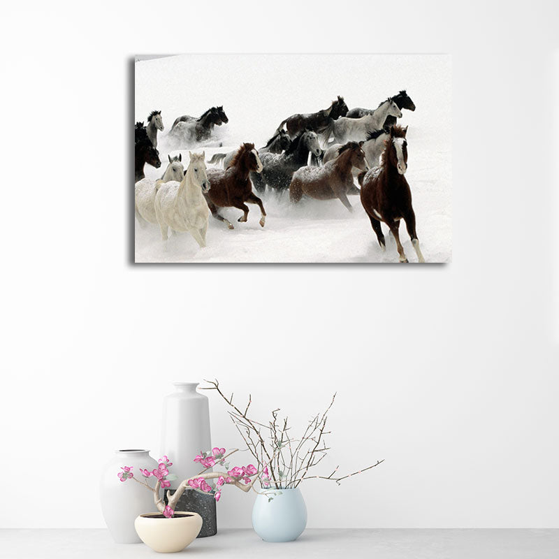Vivolux | Prachtige Steeds Canvas Kunst voor Woonkamer Wilde Dieren Muurdecoratie in Pastel Kleur
