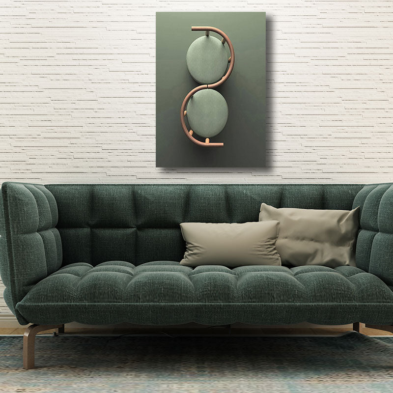 Vivolux | Textured Home Decor Kleurvolle Canvas Prints Modernistische Geometrische Wandkunst voor Corridor