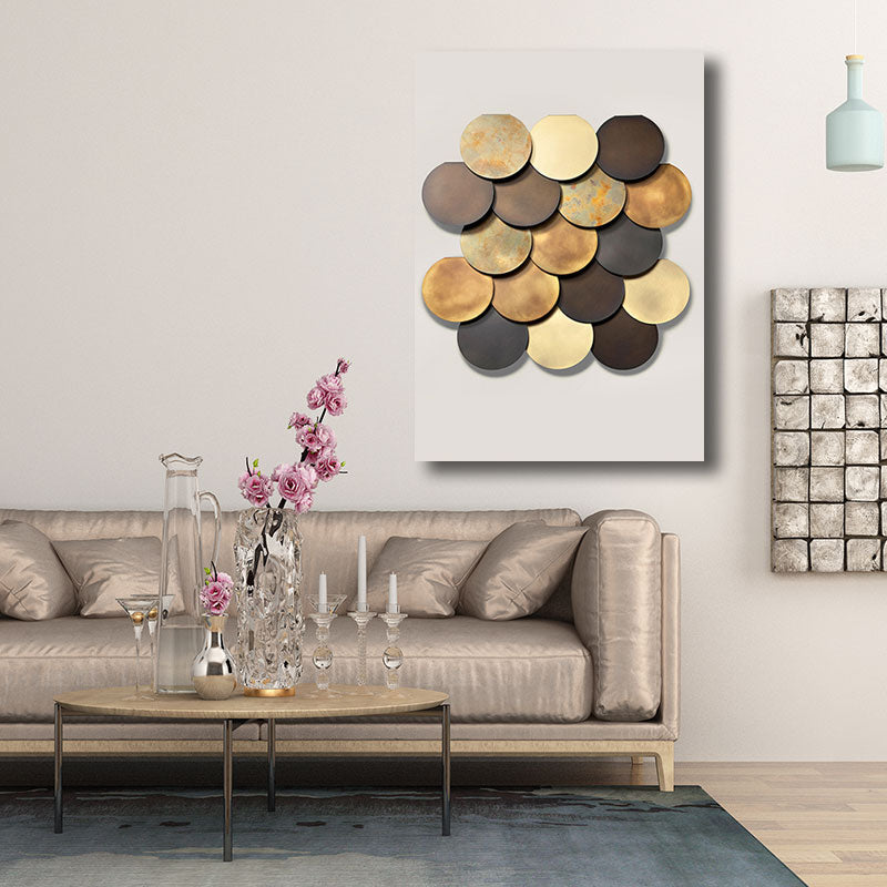 Vivolux | Textured Home Decor Kleurvolle Canvas Prints Modernistische Geometrische Wandkunst voor Corridor