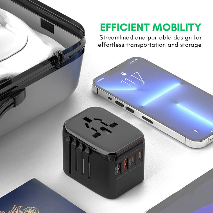Vivolux | Universeller 100V-220V Smart Reiseadapter Spannungswandler
