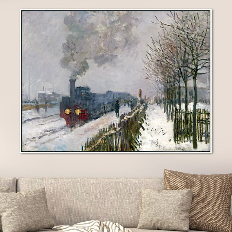 Vivolux | Pastellfarbige Wanddekoration für Wanderungen Texturierte Leinwand für das Schlafzimmer, Mehrere Größen verfügbar