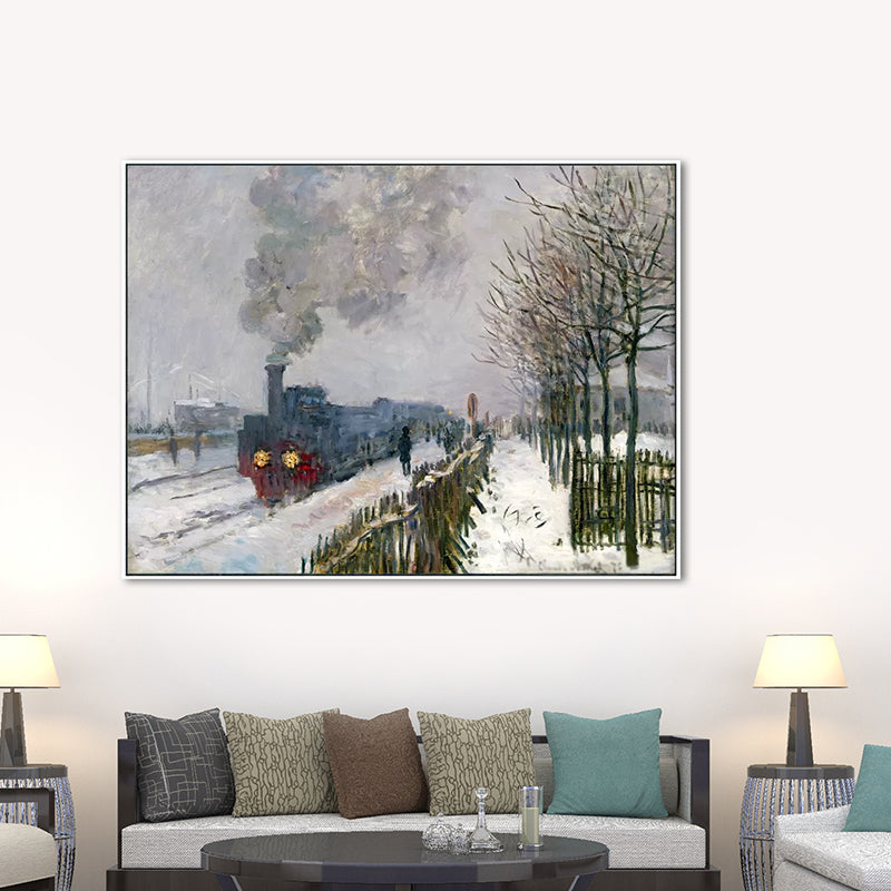 Vivolux | Pastellfarbige Wanddekoration für Wanderungen Texturierte Leinwand für das Schlafzimmer, Mehrere Größen verfügbar