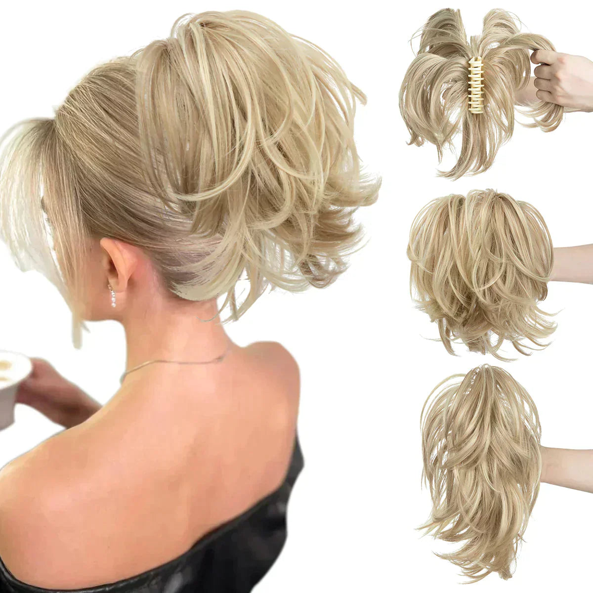 Vivolux | Synthetische Kralle Clip In Pferdeschwanz Haarverlängerungen Diy Haarteil Haar Bun