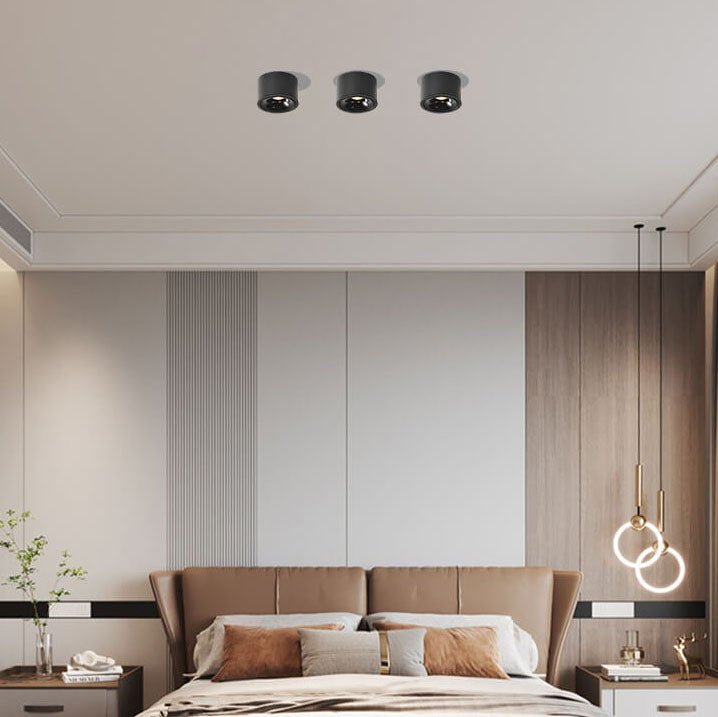 Vivolux | Origo Minimalistische LED Deckenleuchte - Verstellbarer Rund Einbaulampe