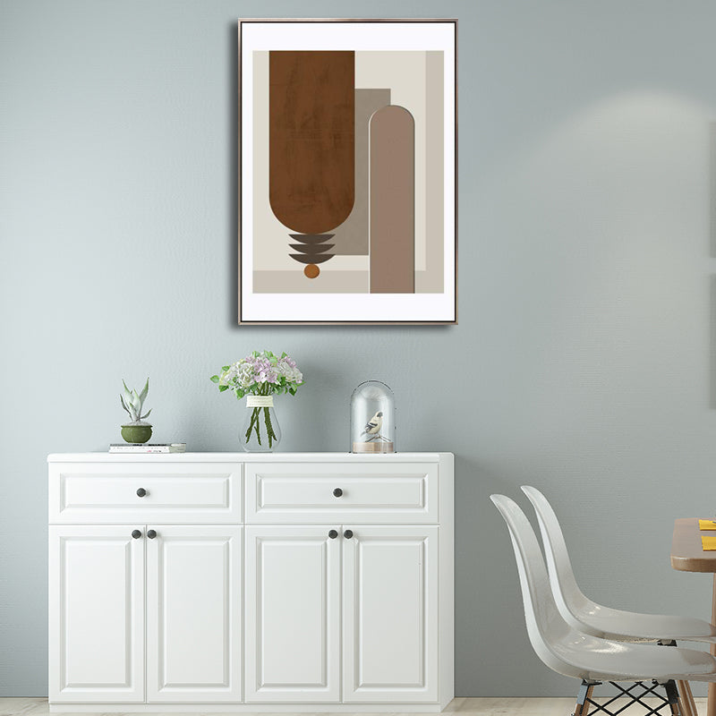 Vivolux | Nordic Style Abstract Canvas für Mädchen Schlafzimmer Illustration Wandkunst, verschiedene Größen