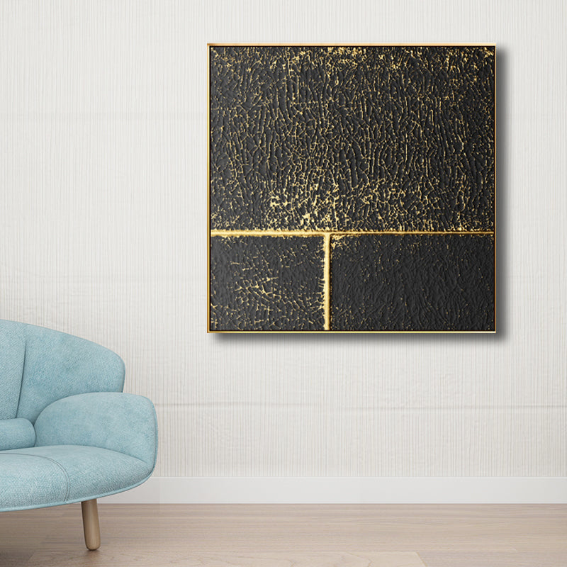 Vivolux | Moderne stijl grafisch patroon schilderij lichte kleur textuur wandprint voor slaapkamer