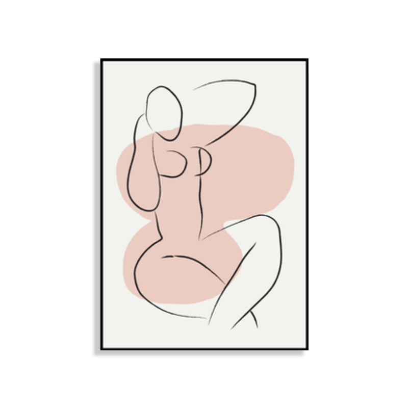 Vivolux | Skandinavische Stil Wandkunst Druck Beige Nude Frauenmalerei, Mehrere Größen Verfügbar