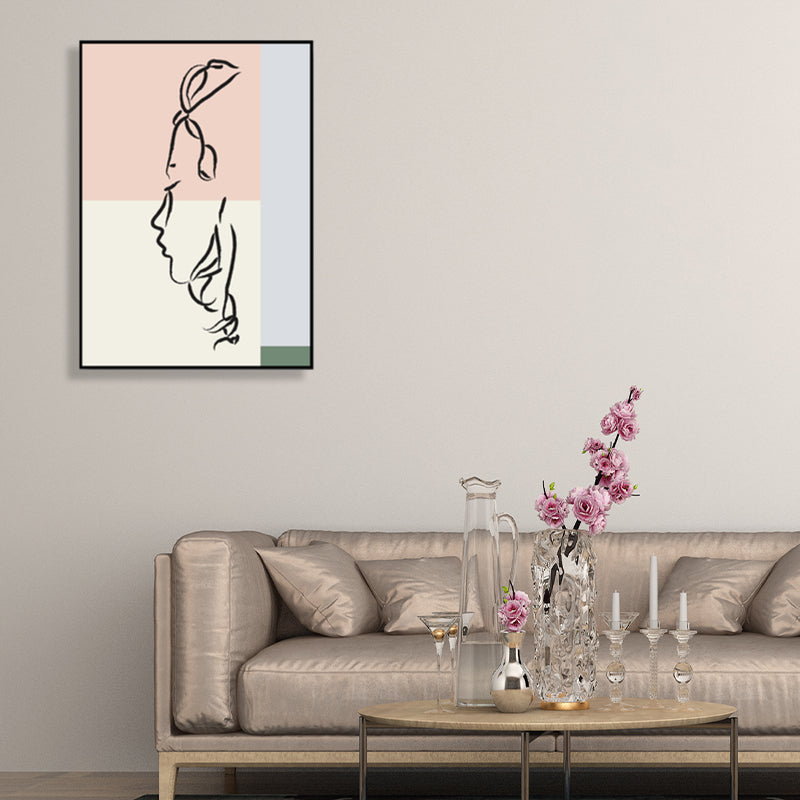 Vivolux | Skandinavische Stil Wandkunst Druck Beige Nude Frauenmalerei, Mehrere Größen Verfügbar