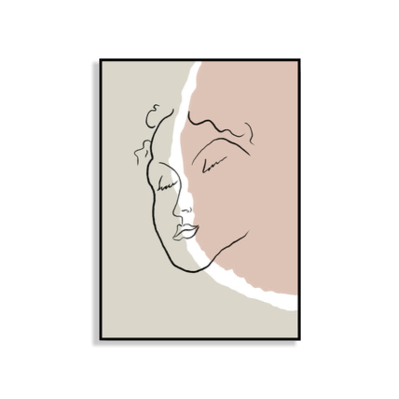 Vivolux | Skandinavische Stil Wandkunst Druck Beige Nude Frauenmalerei, Mehrere Größen Verfügbar
