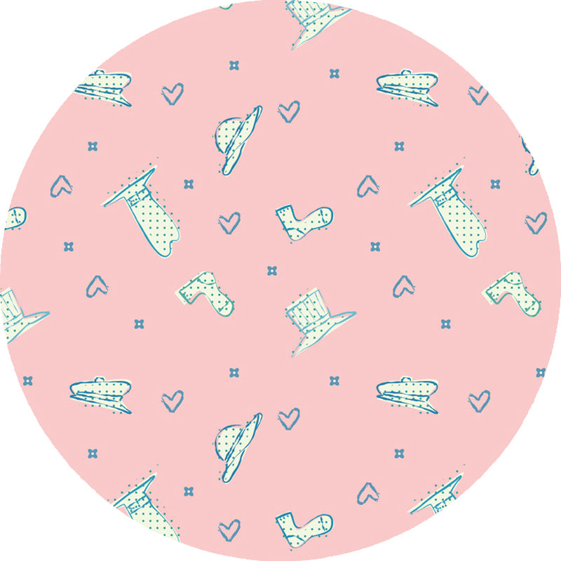 Vivolux | Rosa und Lila Kinderteppich Polyester Diamant- und Sockenmuster Teppich Haustierfreundlich Waschbar Antirutsch Rückseite Teppich für Dekoration