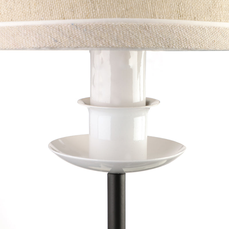 Vivolux | Verpleegkamer Tapered Shade Wandlamp Stof Traditionele Witte Wandsteen met Duif Decoratie