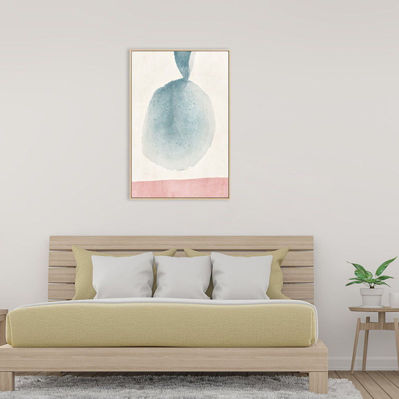 Vivolux | Skandinavische abstrakte Leinwand Jungenzimmer Wanddekoration in Pastellfarbe, mehrere Größen