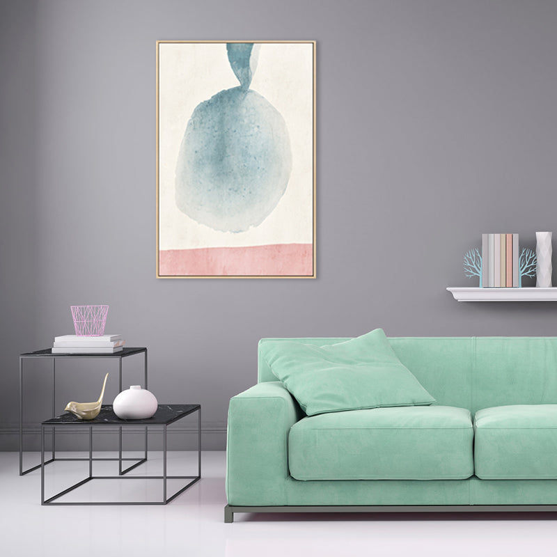 Vivolux | Skandinavische abstrakte Leinwand Jungenzimmer Wanddekoration in Pastellfarbe, mehrere Größen