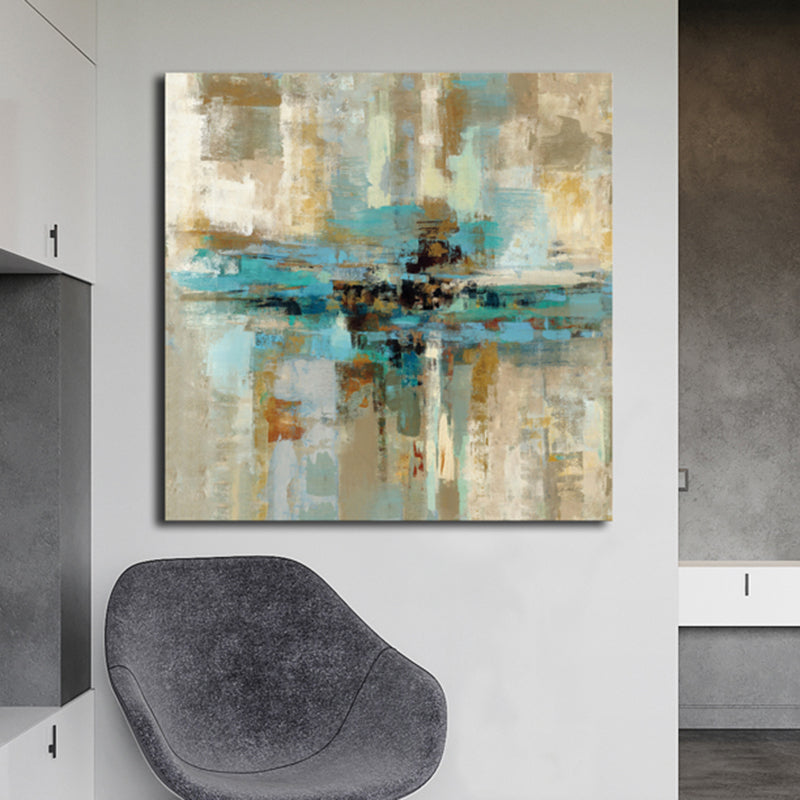 Vivolux | Pastellfarbe Abstraktes Muster Malerei Texturiert Moderne Kunst Esszimmer Leinwanddruck