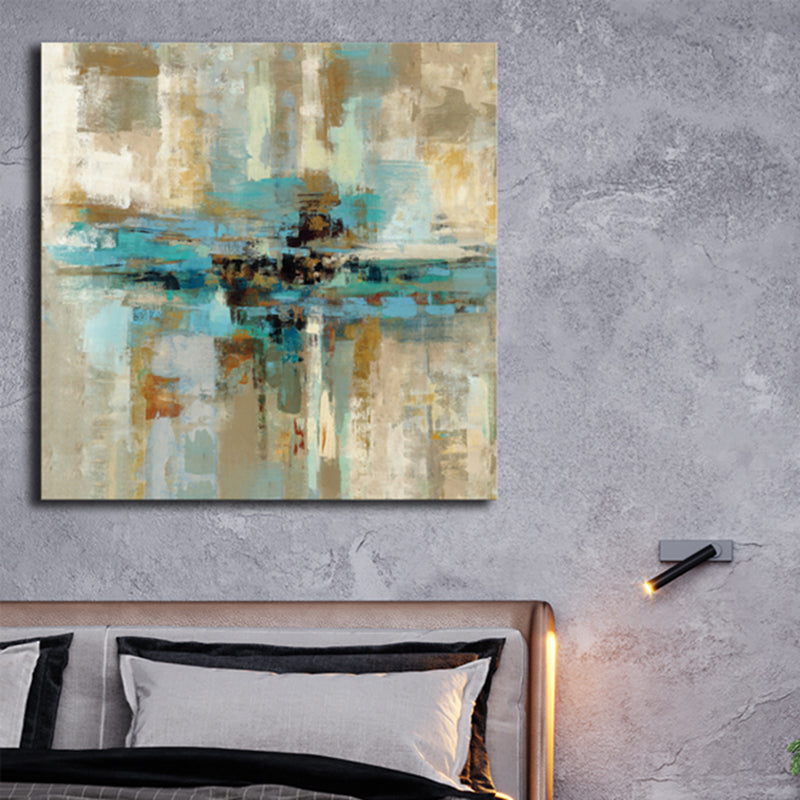 Vivolux | Pastellfarbe Abstraktes Muster Malerei Texturiert Moderne Kunst Esszimmer Leinwanddruck