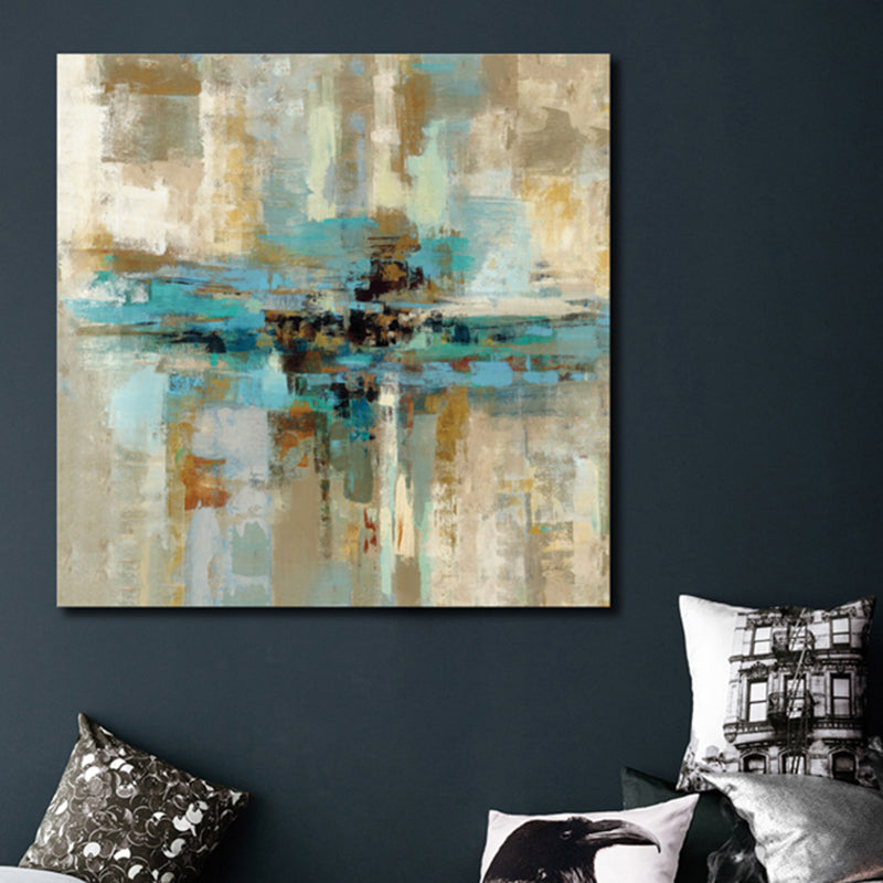 Vivolux | Pastellfarbe Abstraktes Muster Malerei Texturiert Moderne Kunst Esszimmer Leinwanddruck