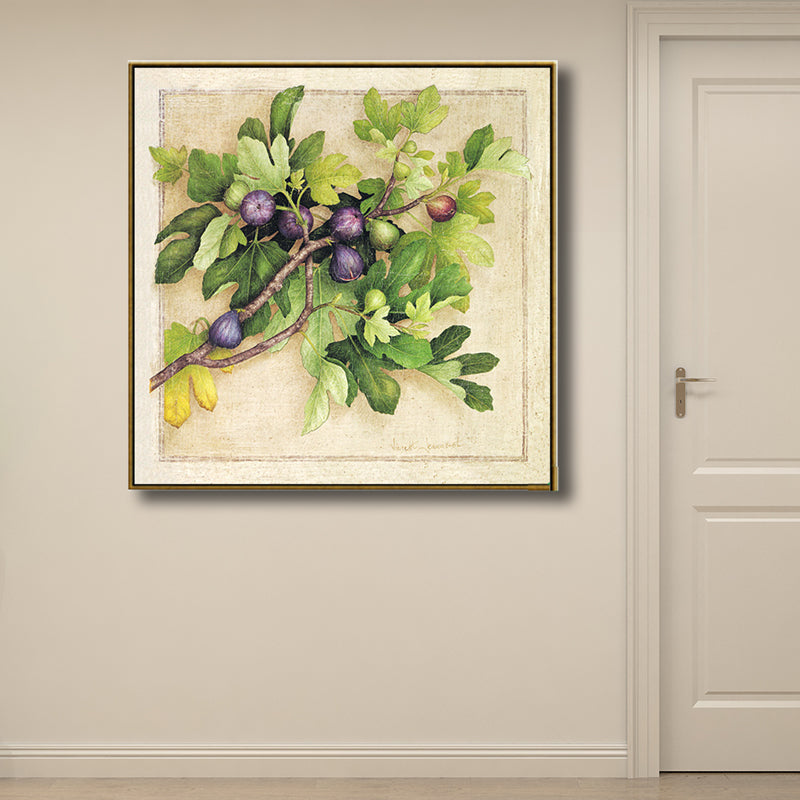 Vivolux | Textured Life-Like Botanische Wanddeco Hedendaagse Stijl Canvas Kunst, Meerdere Maten