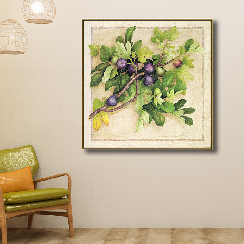 Vivolux | Textured Life-Like Botanische Wanddeco Hedendaagse Stijl Canvas Kunst, Meerdere Maten
