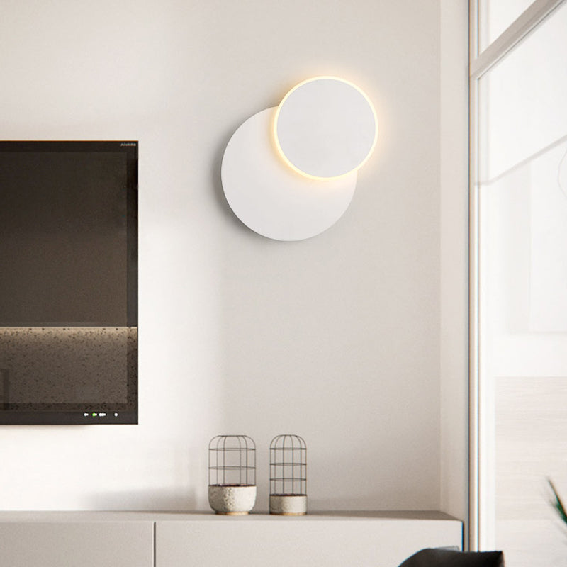 Vivolux | Einfacher Stil Slim Panel Wandlicht Holz Acryl Energieeinsparung Wandlampe für Korridor Küche