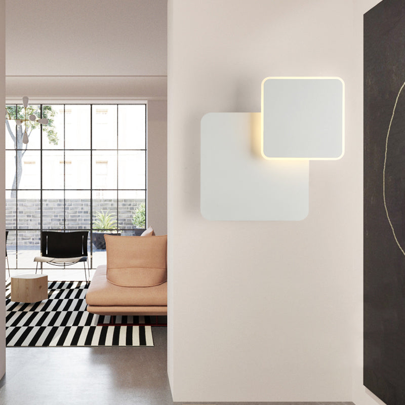 Vivolux | Einfacher Stil Slim Panel Wandlicht Holz Acryl Energieeinsparung Wandlampe für Korridor Küche