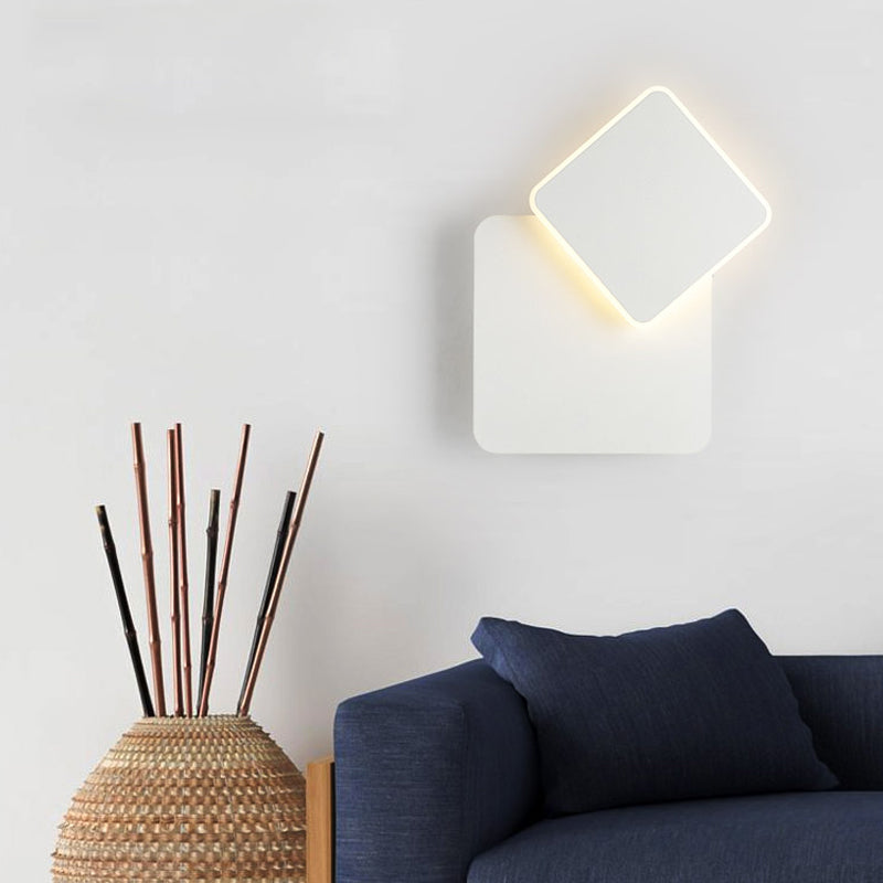 Vivolux | Einfacher Stil Slim Panel Wandlicht Holz Acryl Energieeinsparung Wandlampe für Korridor Küche
