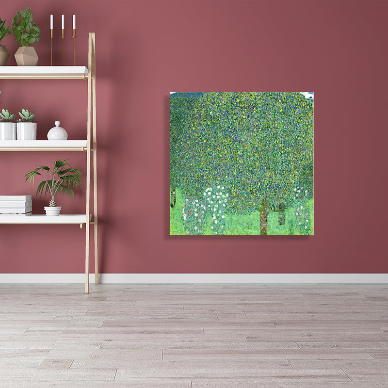 Vivolux | Orange Trees Malerei Texturiert Französischer Landhausstil für Jungen Schlafzimmer Wandkunst Dekor