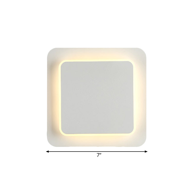 Vivolux | Einfacher Stil Slim Panel Wandlicht Holz Acryl Energieeinsparung Wandlampe für Korridor Küche