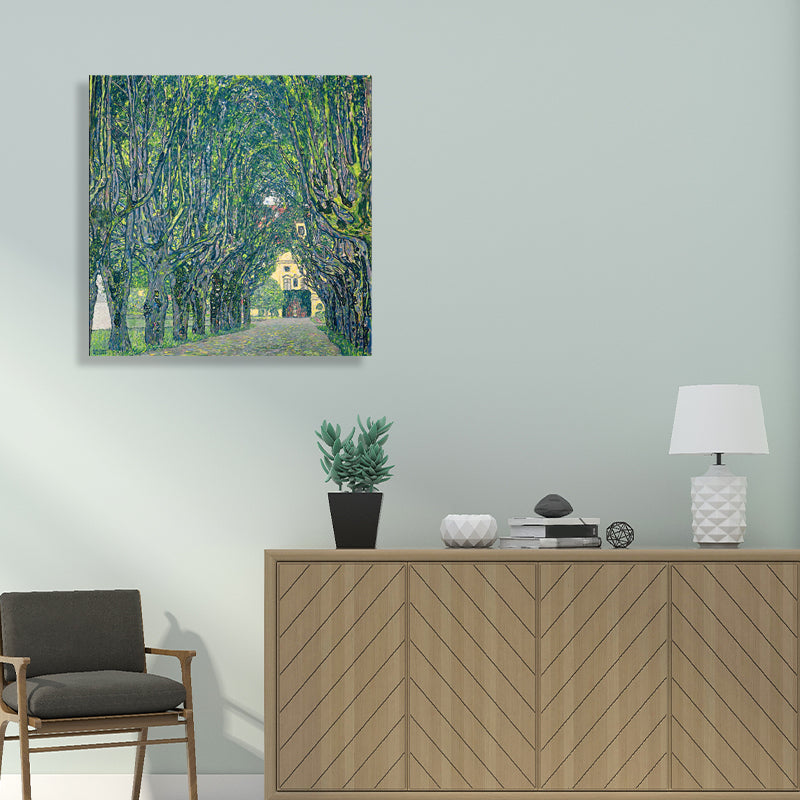 Vivolux | Quiet Alameda Malerei Grüne Leinwand Wandkunst Dekor Texturiert, Mehrere Größenoptionen