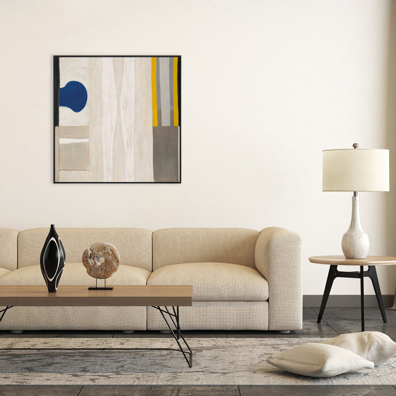 Vivolux | Nordic Style Geschirr Malerei Pastell Farbe Texturiertes Wand Kunst Dekor für Spielzimmer