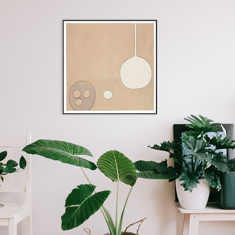 Vivolux | Nordic Style Geschirr Malerei Pastell Farbe Texturiertes Wand Kunst Dekor für Spielzimmer