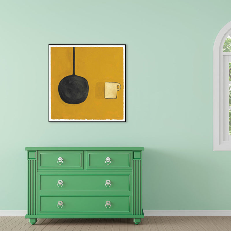 Vivolux | Nordic Style Geschirr Malerei Pastell Farbe Texturiertes Wand Kunst Dekor für Spielzimmer