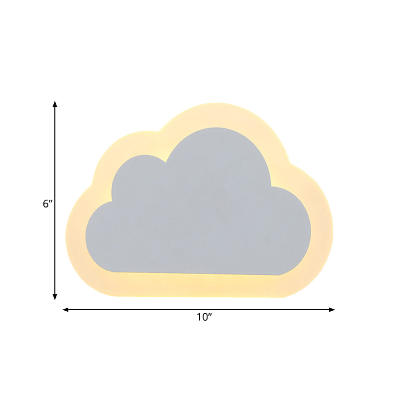 Vivolux | Moderne Slimme Wandlamp Licht Metaal Acryl Witte Afwerking Wandlamp voor Kinder- en Volwassen Slaapkamer