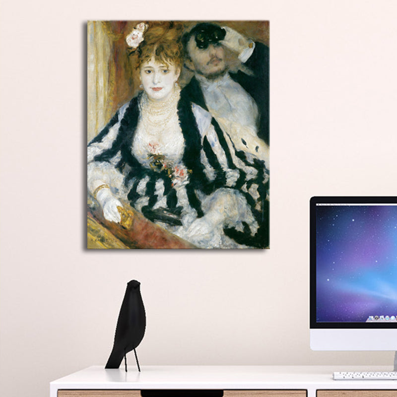 Vivolux | Schwarzes Paar Gemälde Impressionismus Stil Texturierte Wandkunst Dekor für Mädchenzimmer