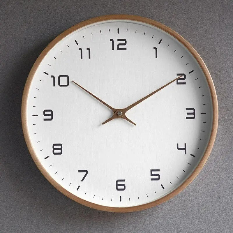 Vivolux | Skandinavische Einfachheit Wanduhr | Minimalistische Eleganz für jeden Raum - DuraClock